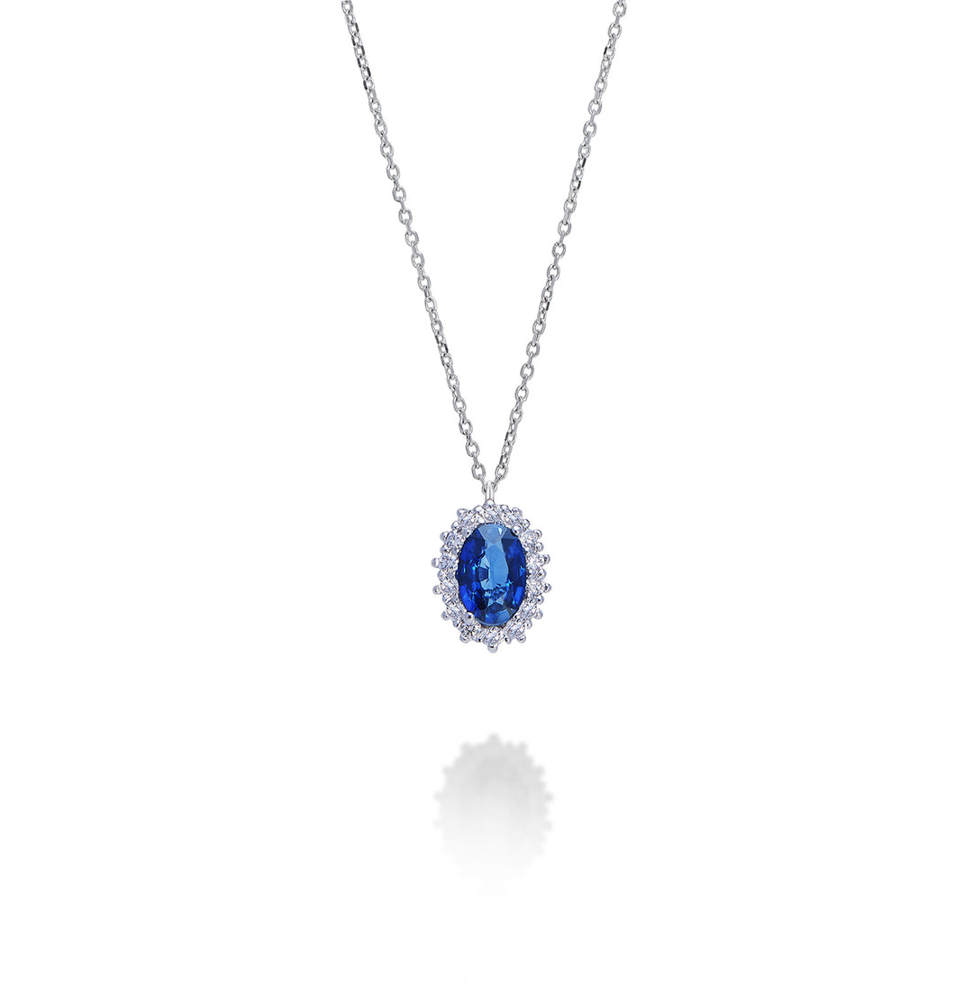 Mikiko cl 9k szafir n. owalny 6x4 ct.0,40 śr. 0,13 ct MD5086R4ZFN