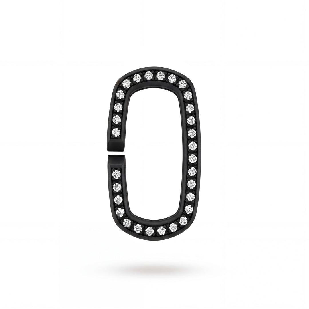 Golay grote ring in titanium bezet met diamanten GMIMAGTITBIGDI