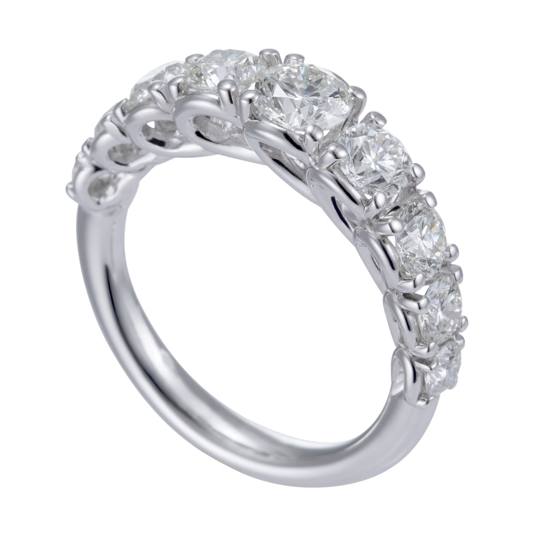 Golay anello riviera 9 pietre a scalare cen ct 0,50 AR9S024DI5-21013110110