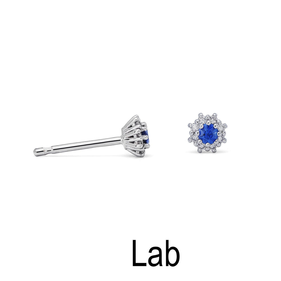 Nihama sau 18k safir lab ct.0,16 diam. 0,08 ct marimea 1 NO5066O4ZFL016