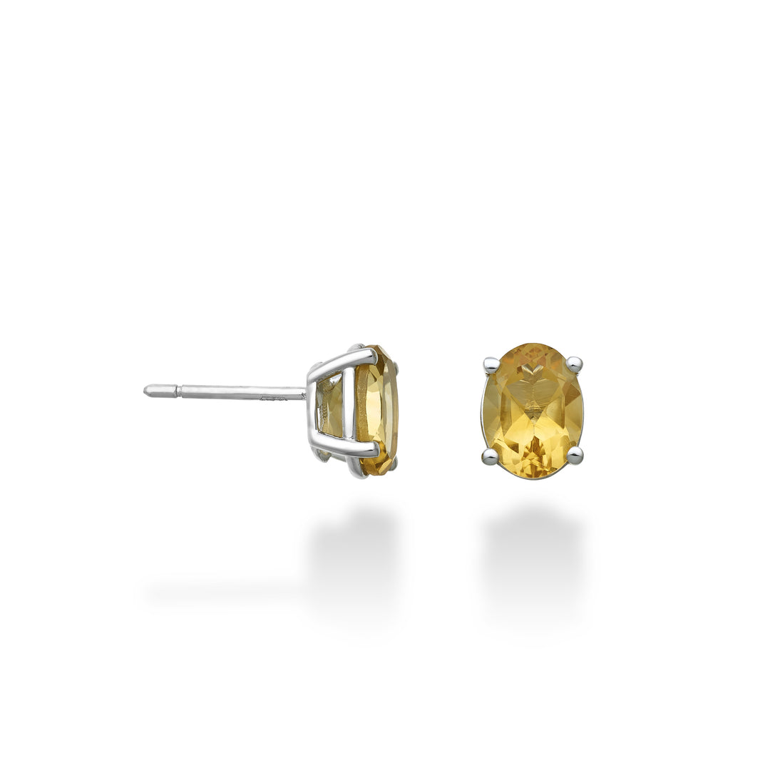 Mikiko ή 18k οβάλ κιτρίνη 8x6 ct.2,20 MO5122O4CITR