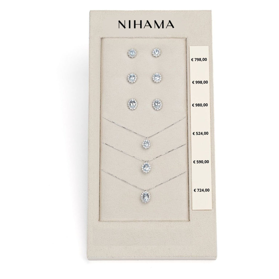 Nihama-Paket cl 5125/5126/5086 + oder 5103/5104/5068 18kt oval 4x3/5x4/6x4 Aquamarin N.LIGHTBOX.33