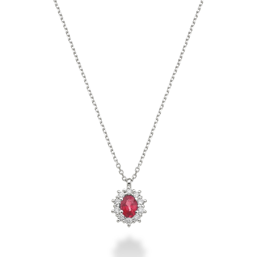 Nihama cl 18k rubin n. owalny 4x3 ct.0,20 śr. 0,08 ct ND5125O4RBN