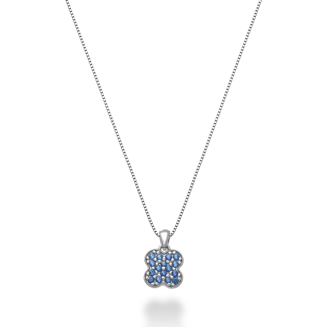 Nihama cl 18k saphirs trèfle à quatre feuilles 0,12 ct ND5163O4ZFR