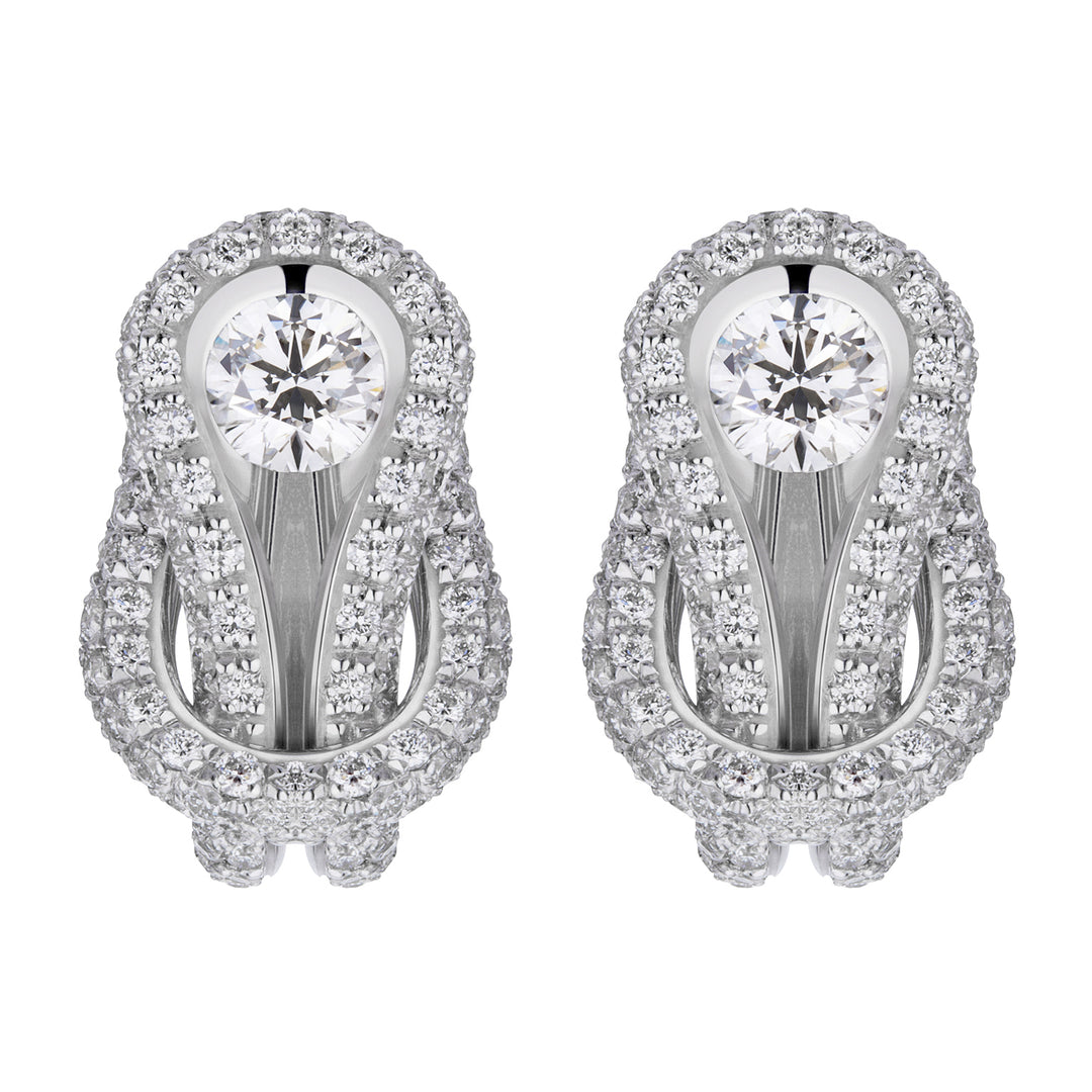 Ohrringe der World Diamond Group mit Encordia-Pavé, 0,30–0,39 mm Anteil OCTFM011BDI4-22031000012