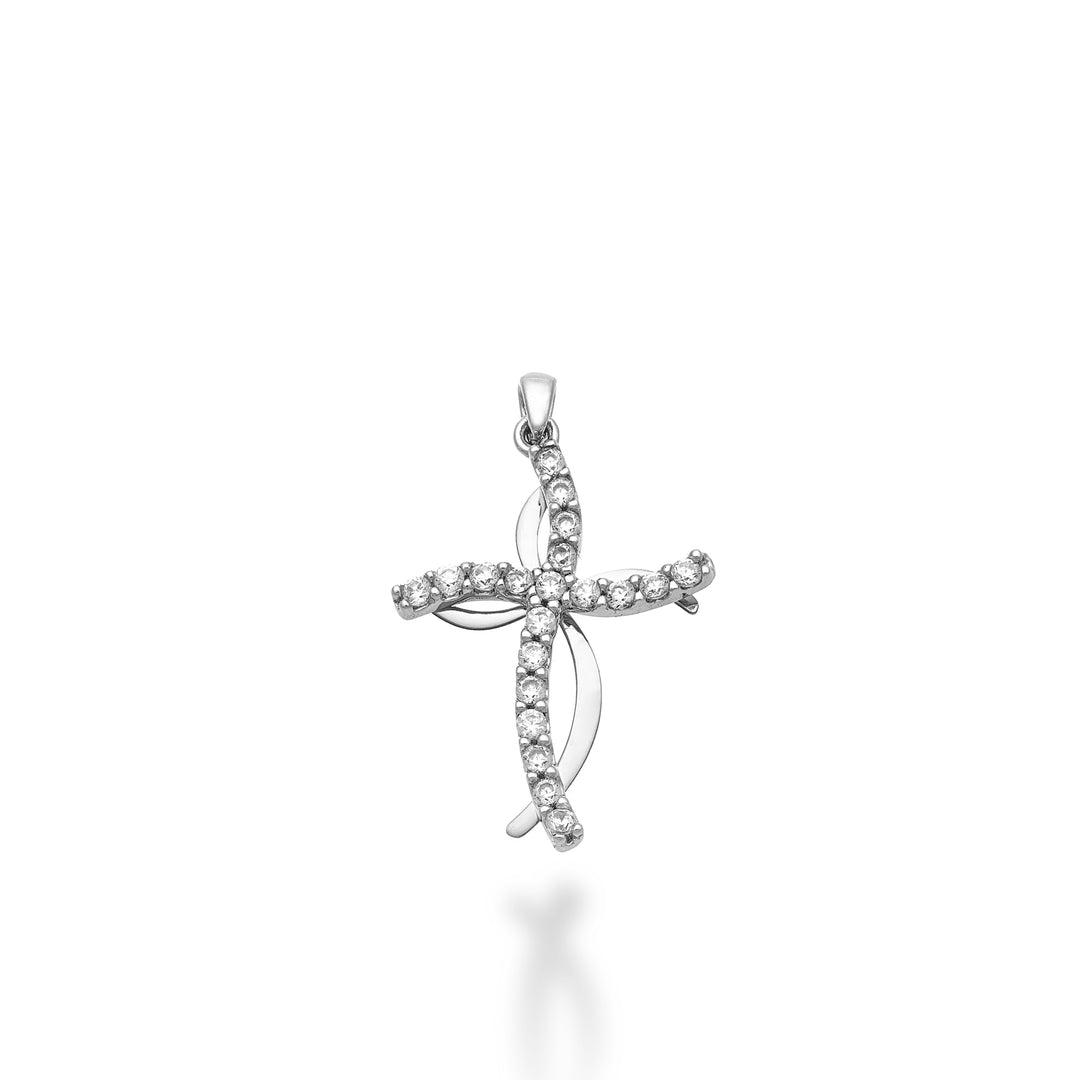 Mikiko pe 18k 0,18 ct vitguldkors 1,9 cm MP5012O4BR018