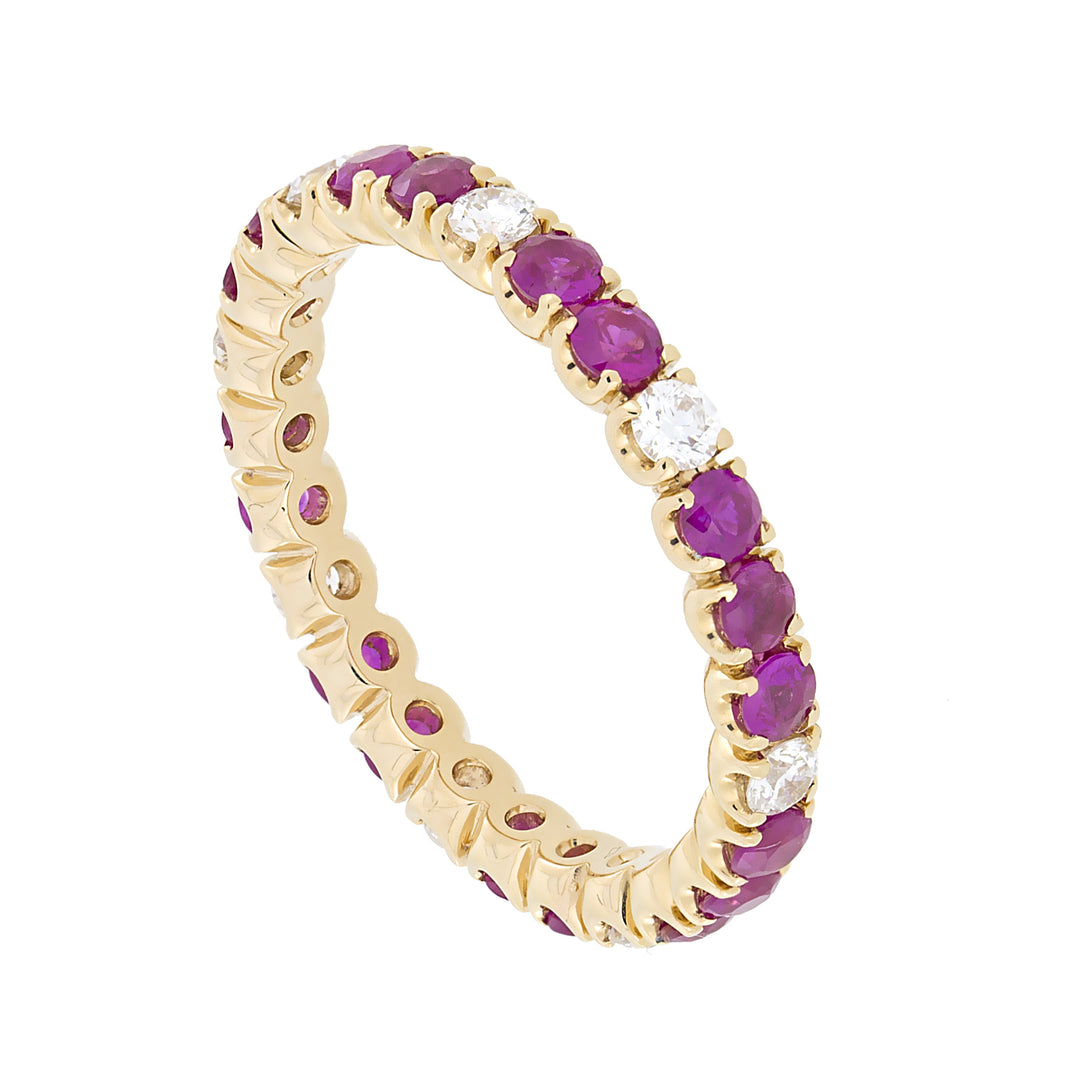 Golay ring met robijnen + spot AFP1201RUDI-21013110102