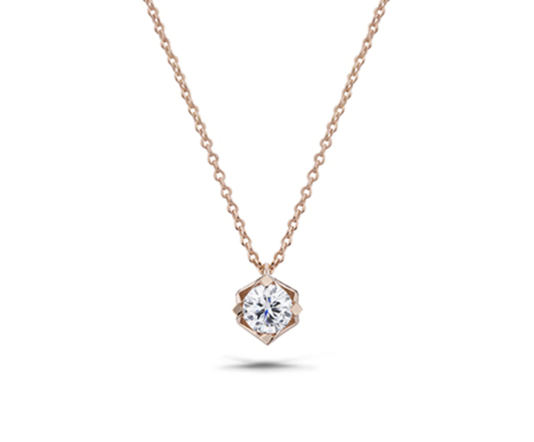 Nihama cl 18kt lab g.d. 0,30 ct roségoud NXD02CL001O3BI030