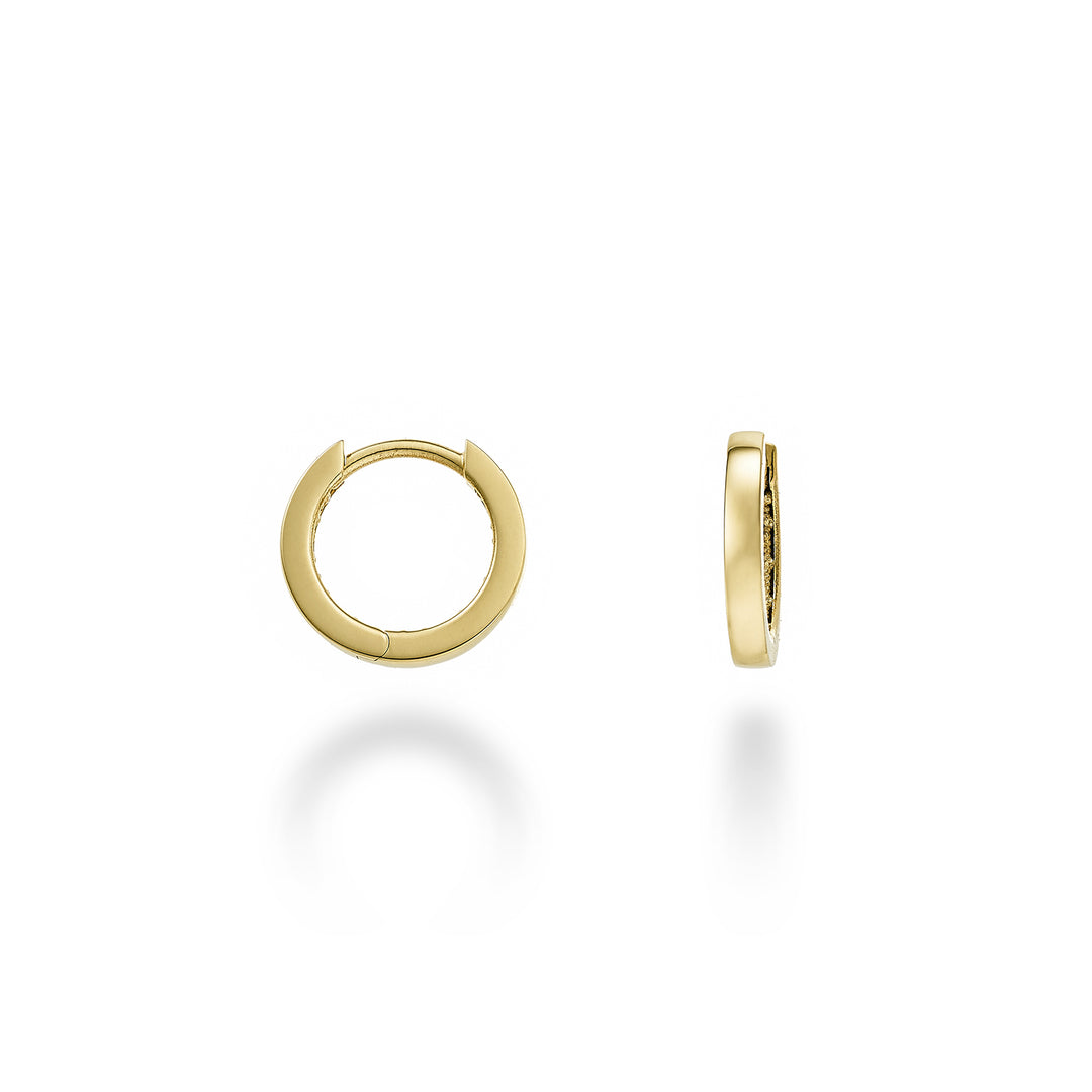 Nihama eller 18k gult guld rund diam. int. 0,90x0,90 cm NO5098O1ROUND