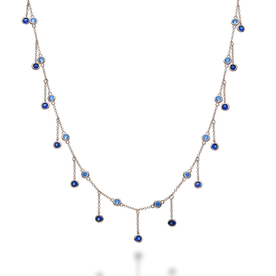 Mikiko cl ag925 gem swarovski albastru deschis și albastru MD7568A3BLU0000