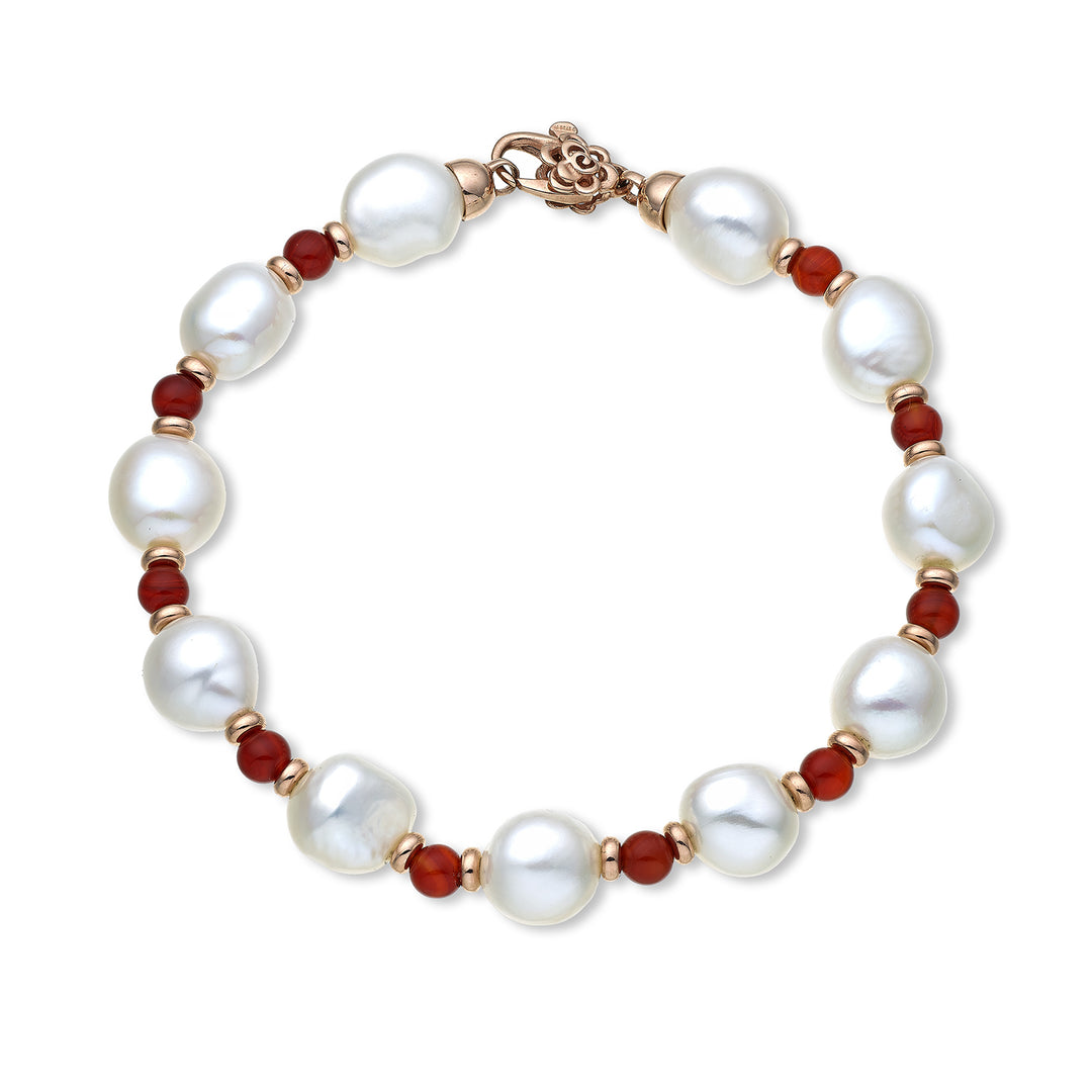 Mikiko br ag925 fw bar 9/10 κόκκινος αχάτης 4mm. MB7451A3RED AGATA
