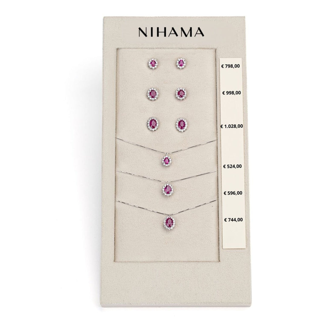 Nihama paket cl 5125/5126/5086 + eller 5103/5014/5068 18kt oval 4x3/5x4/6x4 ruby ​​tr. N.LIGHTBOX.17-T