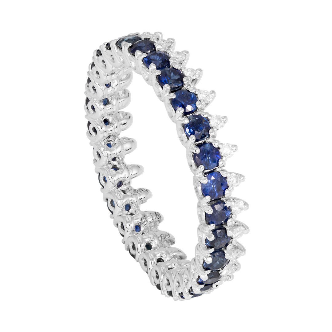 Anillo Golay con diamantes y zafiros ADG015ZBDI-22131110040