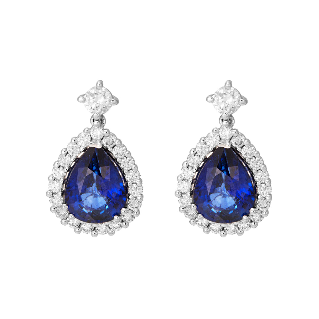 Golay 6x8 drop sapphire and diamond earrings OCL027WDIZB-17356110028