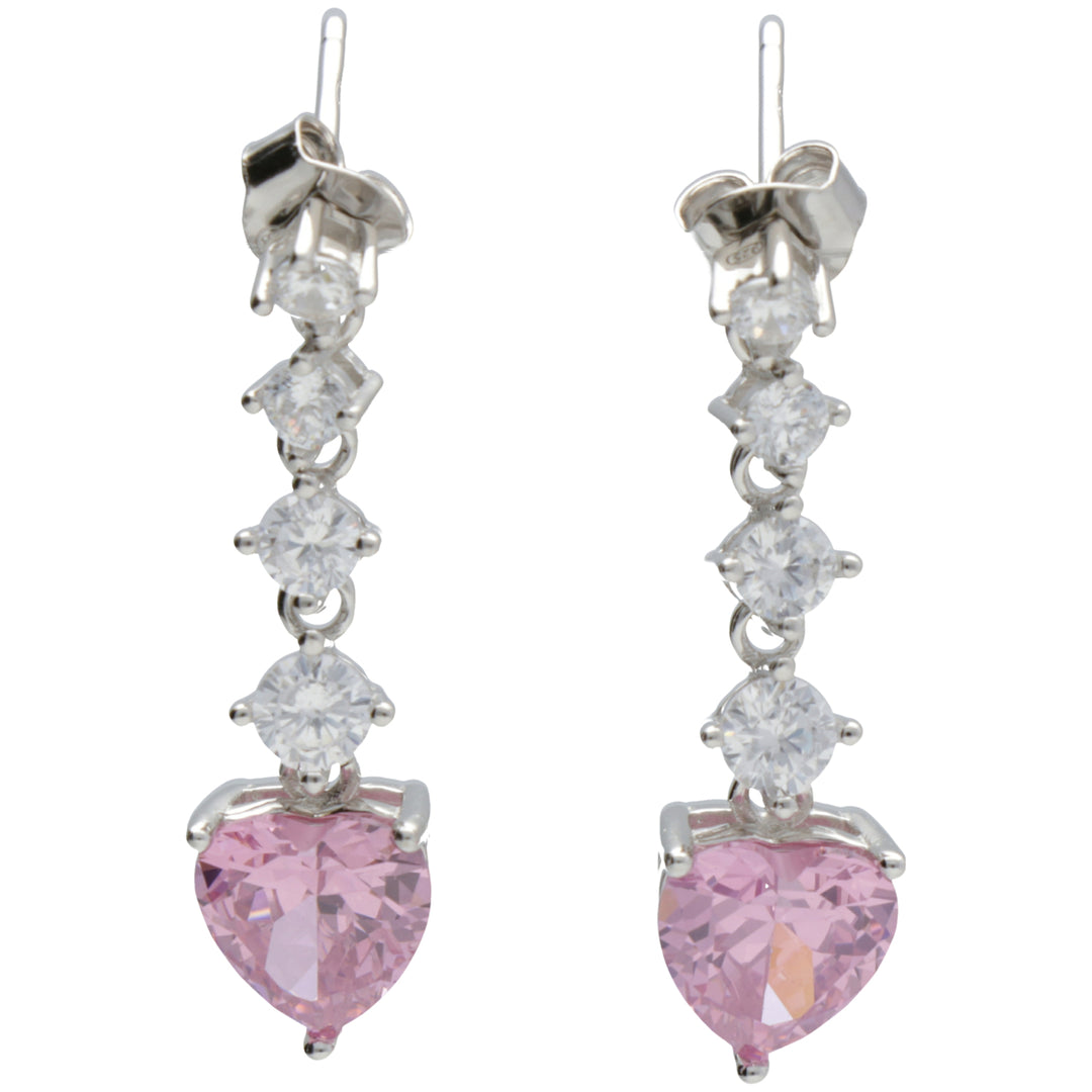 Mikiko ou ag925 gem swarovski branco e rosa MO7641A4ROSA000