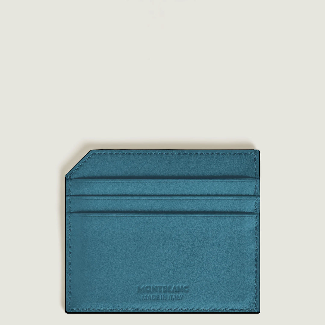 Tarjetero Montblanc 6 compartimentos Soft Blue Fumé 199312