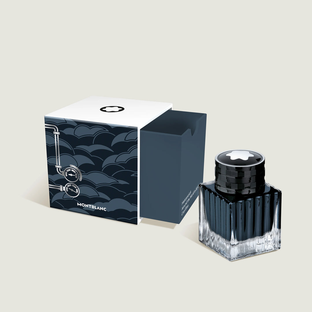 Montblanc bläckflaska 50ml Meisterstuck Around The World på 80 dagar kolblå 134408