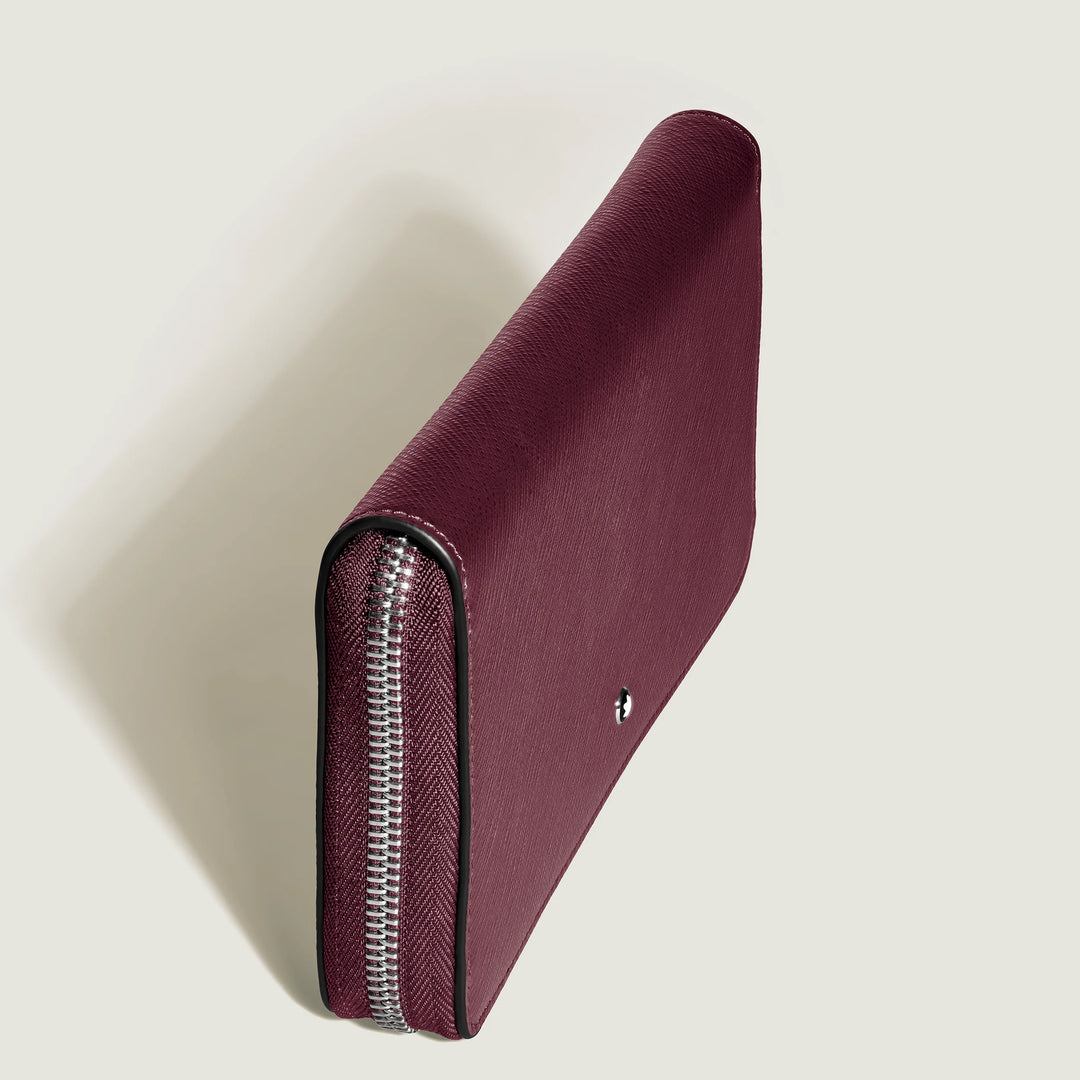 Montblanc wallet 12 compartments with full zip Sartorial Cassis 199372