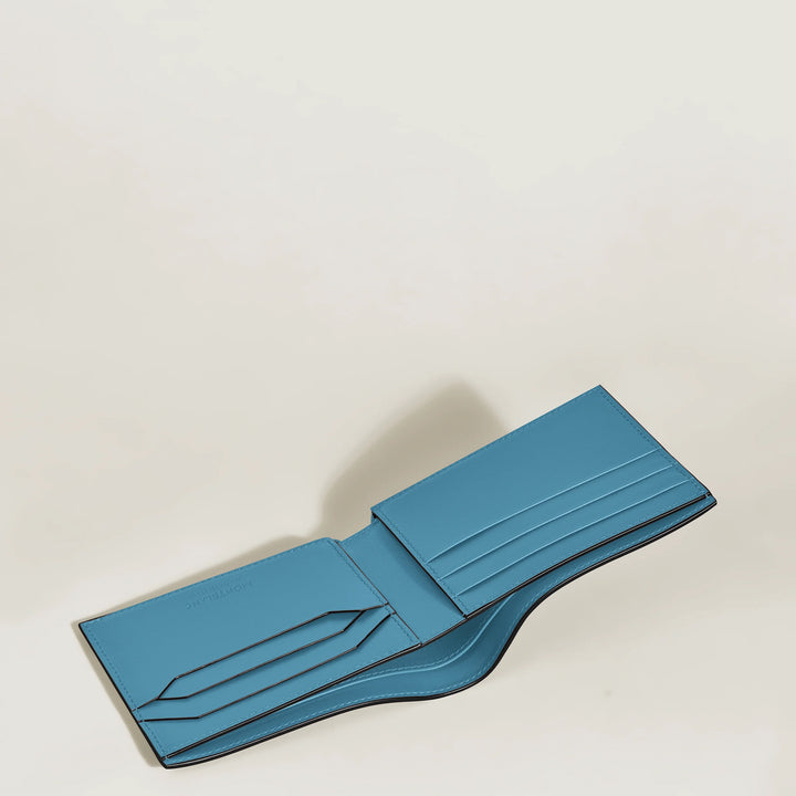 Cartera Montblanc 6 compartimentos Meisterstück sombreado azul ahumado 199266