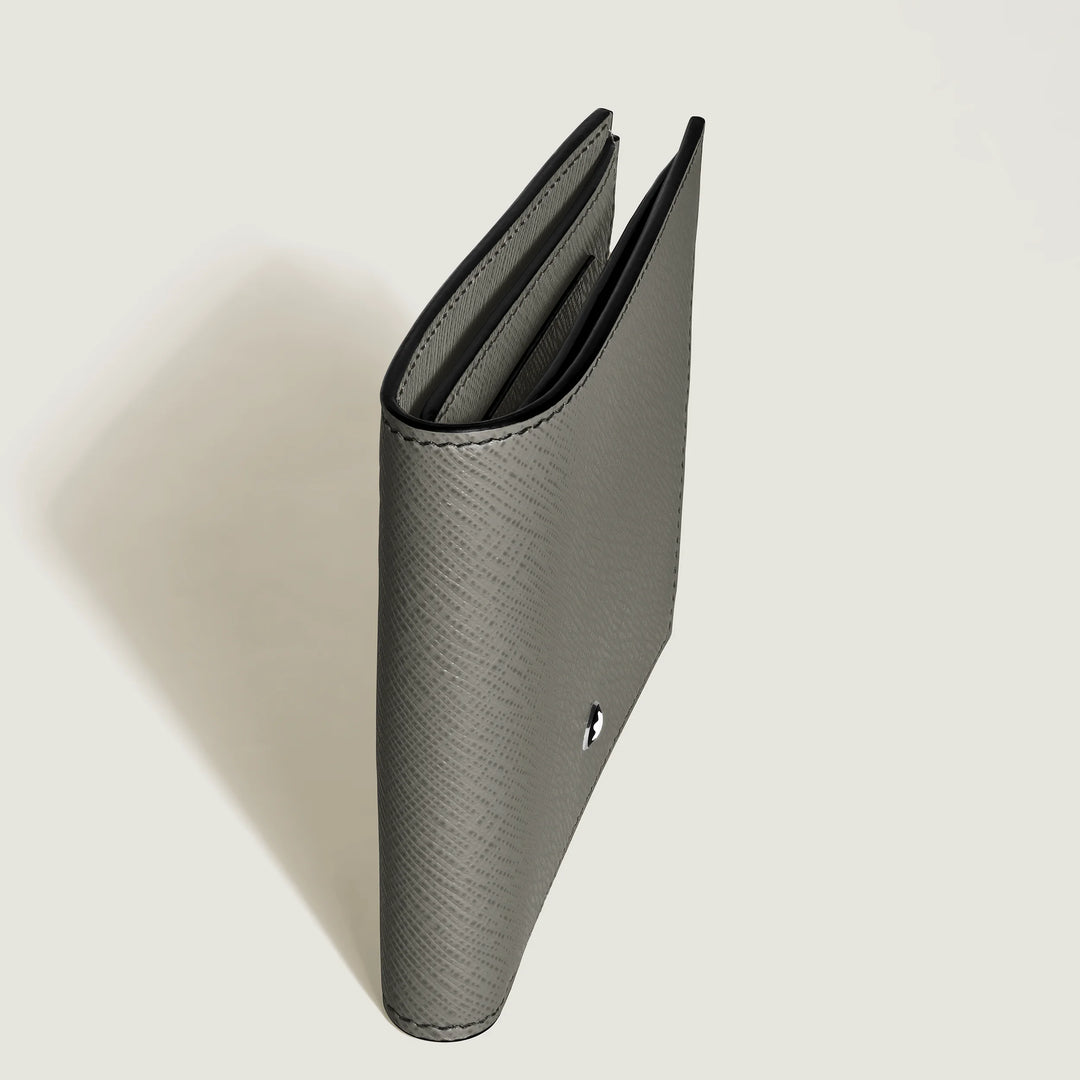 Montblanc peněženka 8 přihrádek Sartorial šedá 199370