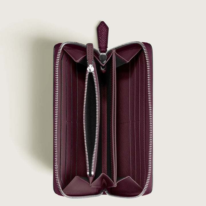 Montblanc wallet 12 compartments with full zip Sartorial Cassis 199372