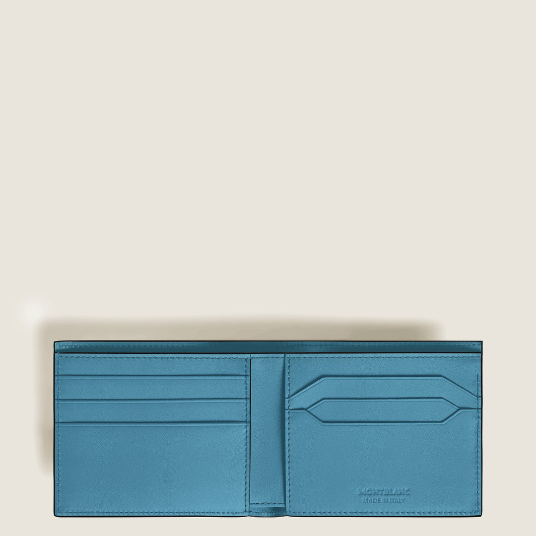 Cartera Montblanc 6 compartimentos Meisterstück sombreado azul ahumado 199266