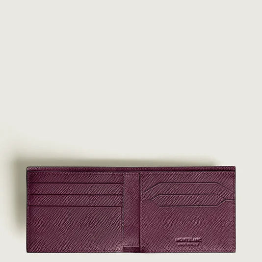 Portefeuille Montblanc 6 compartiments Sartorial Cassis 199367