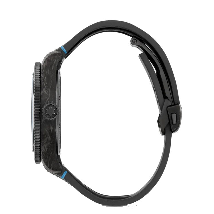 Montblanc orologio 1858 Geosphere Carbo₂ 0 Oxygen edizione limitata 1969 pezzi 43mm nero automatico 132300