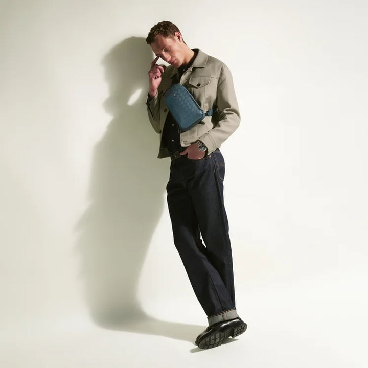 Montblanc Extreme 3.0 axelväska avio blå 198863