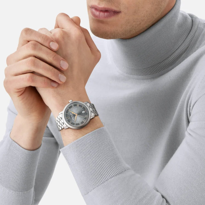 Montblanc orologio Tradition Automatic Date 40 mm grigio automatico acciaio 132433