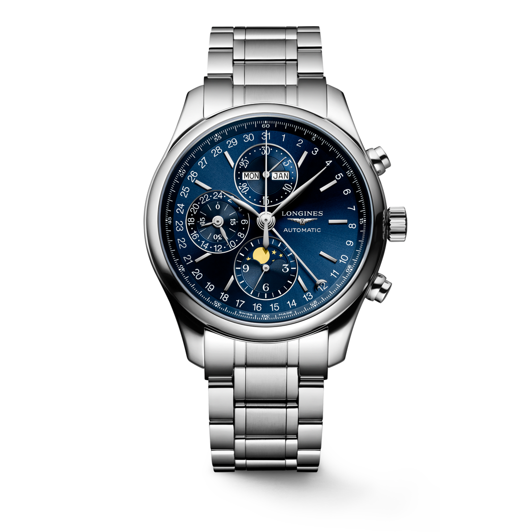 LONGINES – DE LONGINES MASTER COLLECTIE CHRONO MOONPHASE – L2.773.4.92.6