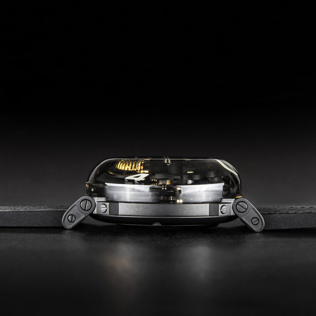 U-BOAT-Uhr U-65 SS WHITE 44 mm skelettierter Quarzstahl 3354