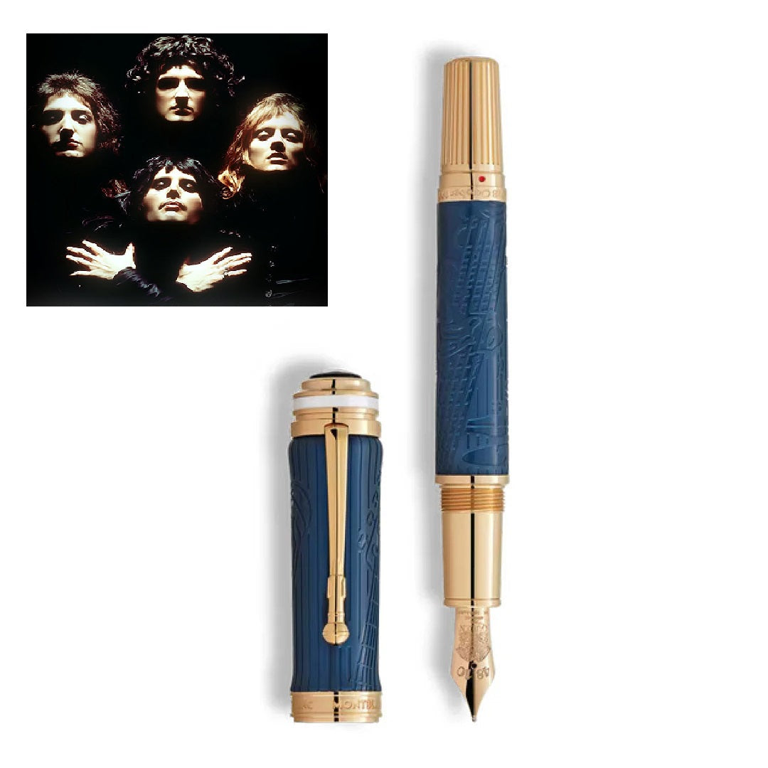 Caneta-tinteiro Montblanc Grandes Personagens Homage to Queen Edição Especial ponta M 131977