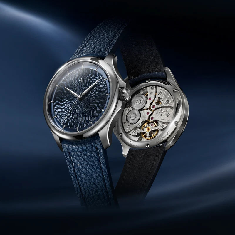 Venezianico Redentore Levius 38mm modrý automatický titan 1521500