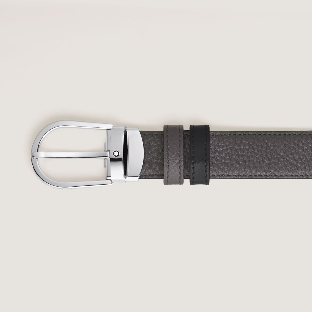 Montblanc Wendegürtel Meisterstück 30 mm geschmiedetes Eisen schwarz 223369