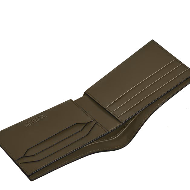 Montblanc 6-pocket wallet in Extreme leather khaki 221434