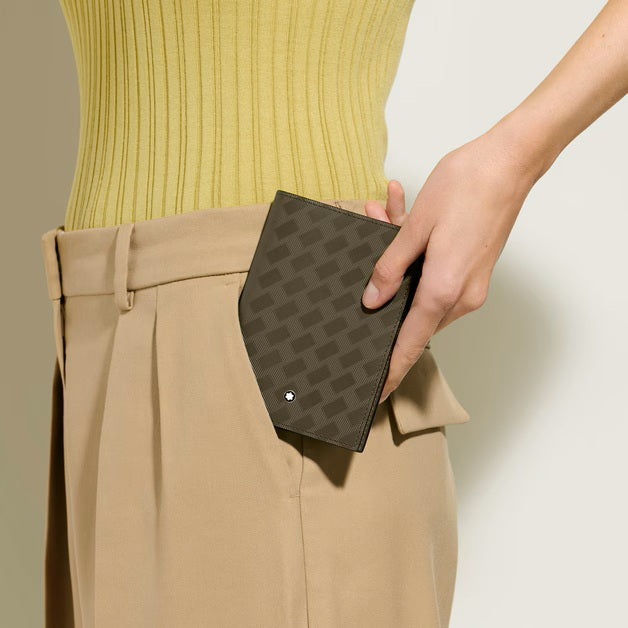 Montblanc Extreme kaki leren paspoorthouder 221430