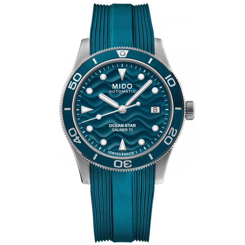 Relógio Mido Ocean Star Special Edition 39mm azul automático aço M026.907.11.041.01