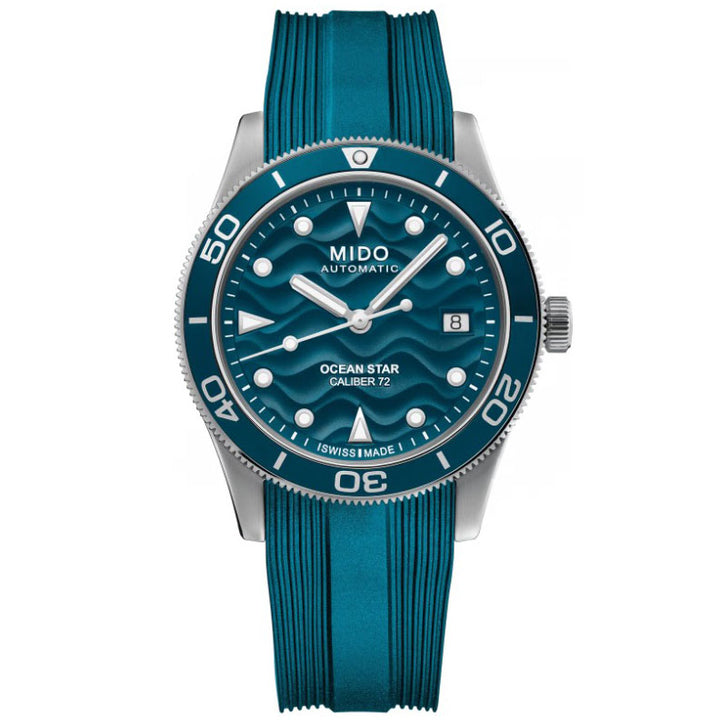 Relógio Mido Ocean Star Special Edition 39mm azul automático aço M026.907.11.041.01