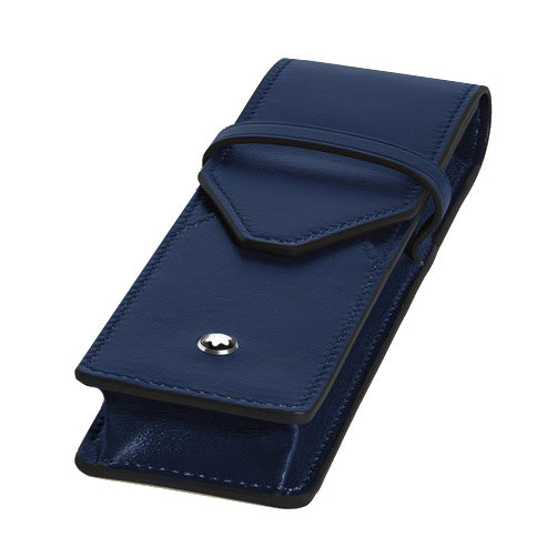 Montblanc fodral för 2 skrivredskap Kuvert blått bläck 221366