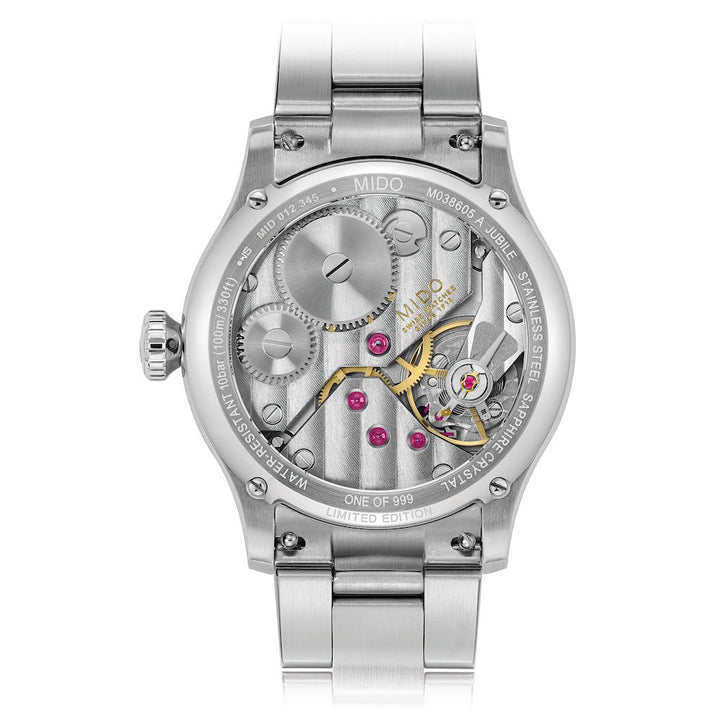 Mido ur Multifort Mechanical Limited edition 999 styk 44mm antracit manuelt optræk stål M038.605.11.060.00