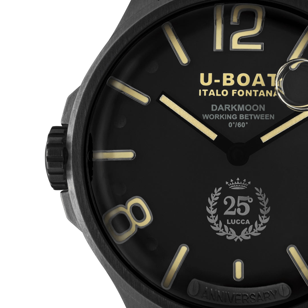 U-BOAT Darkmoon 25° Black PVD 46mm schwarzer Quarzstahl, schwarzes PVD-Finish 2026