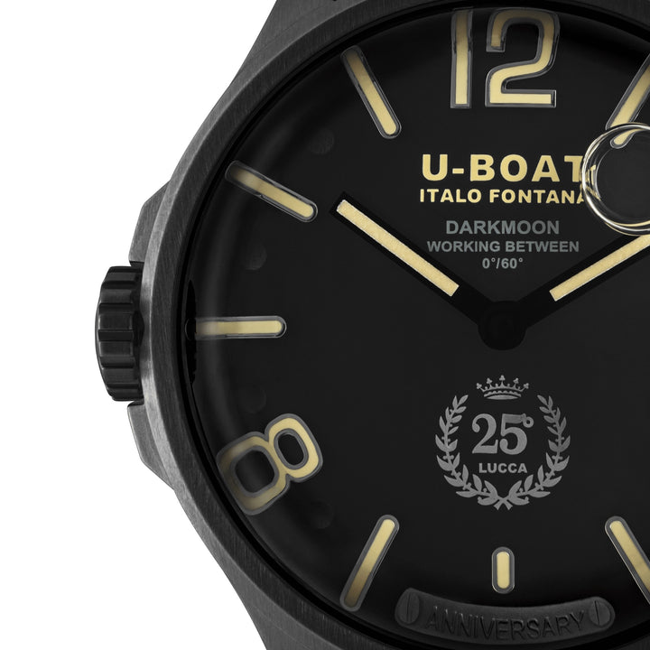 U-BOAT Darkmoon 25° Black PVD 46mm schwarzer Quarzstahl, schwarzes PVD-Finish 2026