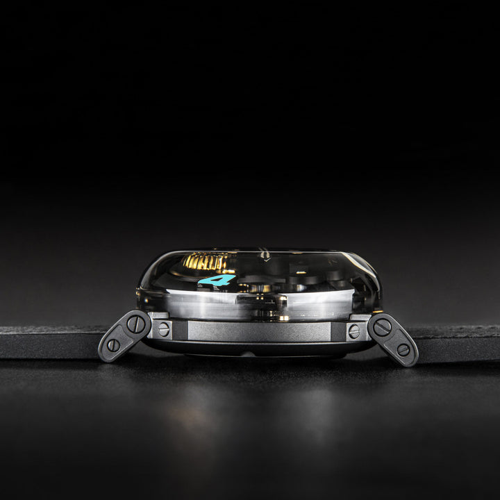 U-BOAT-Uhr U-65 SS TÜRKIS 44 mm skelettierter Quarzstahl 3352