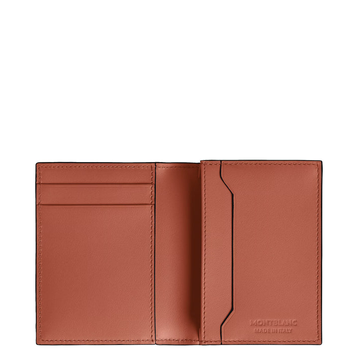 Montblanc kortholder 4 lommer Extreme læder sort/bauxit 223167