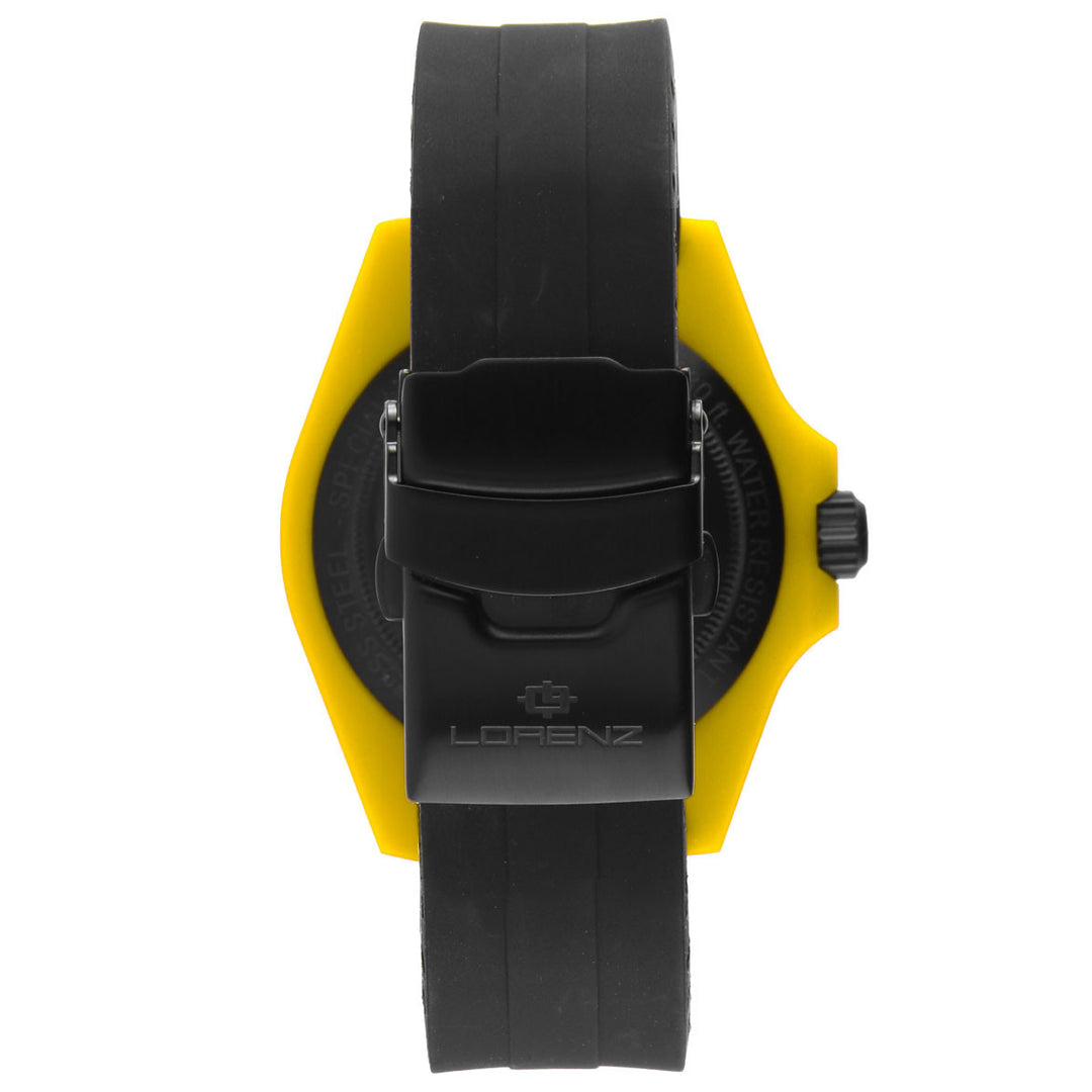 Lorenz Ocean Club Yellow Fin 40 mm relógio de quartzo preto 030268EE