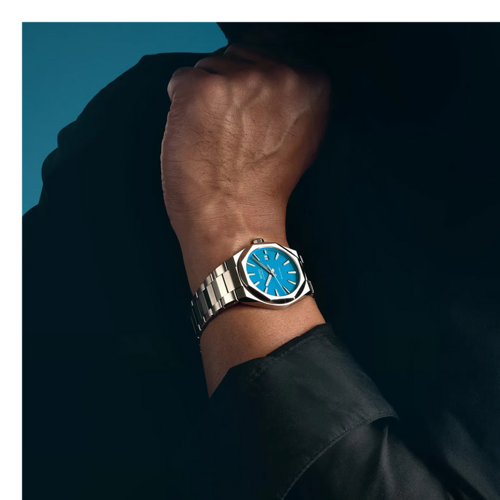 Mido hodinky Multifort 8 One Crown tyrkysová 40mm automatická ocel M055.507.11.041.00