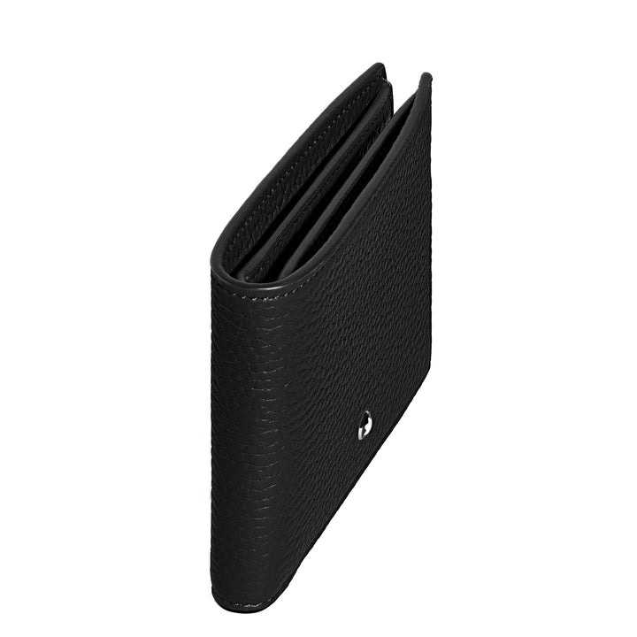 Cartera Montblanc con monedero 4 compartimentos negro 220217