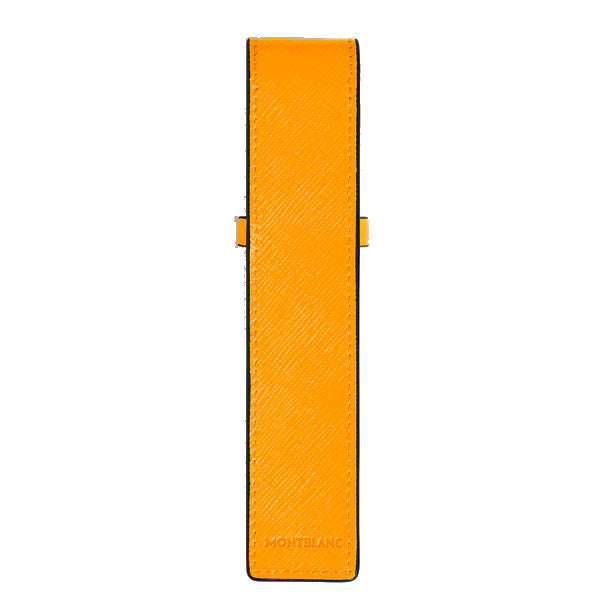 Montblanc case for 1 writing instrument Envelope saffron 221640