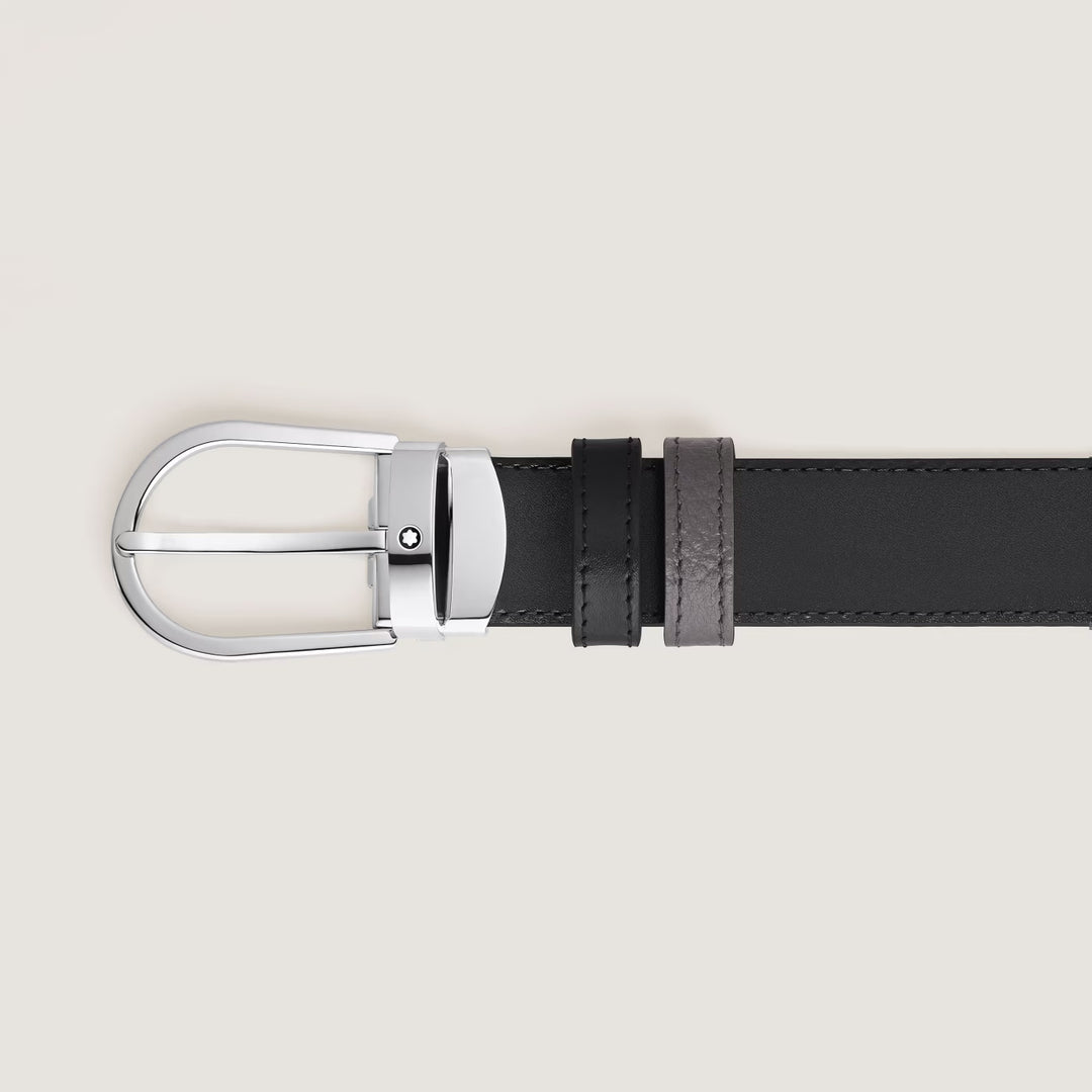 Montblanc Wendegürtel Meisterstück 30 mm geschmiedetes Eisen schwarz 223369